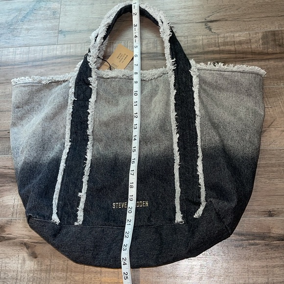 Steve Madden Denim Tote - Picture 6 of 16